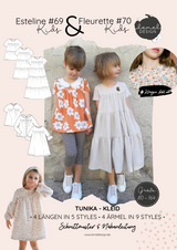 Papierschnittmuster Bundle Esteline #69 & Fleurette #70 & Kragen Addon - Shirt, Tunika, Kleid