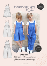 Papierschnitt Mandorella #74 - Latzhose