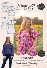 Papierschnittmuster Sakura #97 Ladys - Bluse, Tunika, Kleid