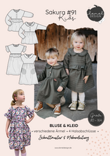 Papierschnittmuster Sakura #91 - Bluse - Kleid