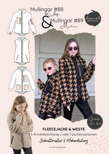 Papierschnittmuster Bundle Fleecejacke - Mullingar #88 Kids & Mullingar #89 Mini