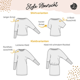 Aranmore #121 Ladys - Fledermausshirt -kleid