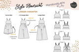 Papierschnitt Mandorella #74 - Latzhose