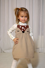 Nocciola #80 - Latzkleid