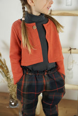 Paper cut pattern Cardigan Oxford #55