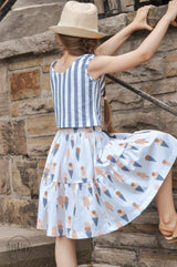 Paper cut pattern Rock Lyon Kids #44