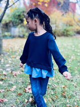 Paper cut pattern sweater bells #48