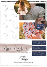 Papierschnittmuster Add-on Ärmel