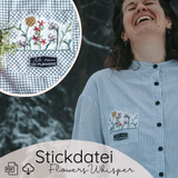 Stickdatei "Flowers Whisper"