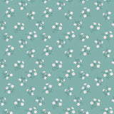 Bade- & Sportlycra mint Blümchen