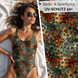 Bade- & Sportlycra Leogrün messing