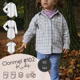 Clonmel #102 - Oversize Hemd - Kleid Kids