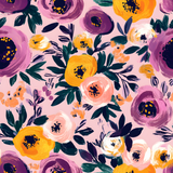 Bade- & Sportlycra Lilaflieder Flowers