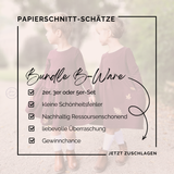 Papierschnitt-Schätze im B-Ware-Bundle