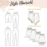 Sport-Bundle Kids - MálagaMove - Bali Breeze - BaliBasic - Leggings & Tanktops