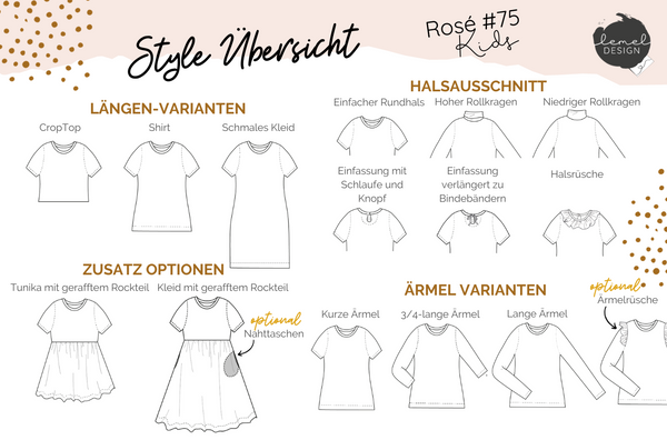 Rosé #75 - Shirt, Tunika, Kleid