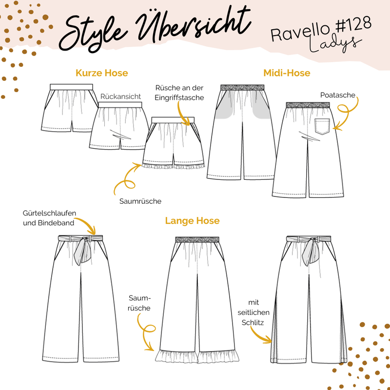 Hose Ravello #128 Ladys