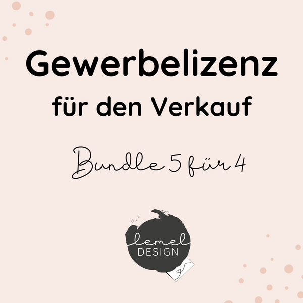 Bundle -  Gewerbelizenz Schnittmuster