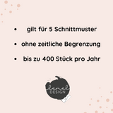 Bundle -  Gewerbelizenz Schnittmuster