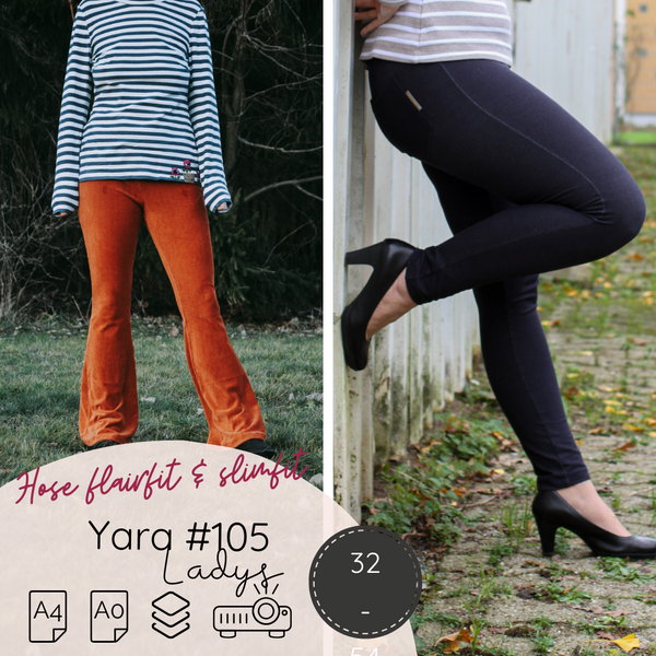 Yara #105 - Ladys - Schlaghose - Leggings