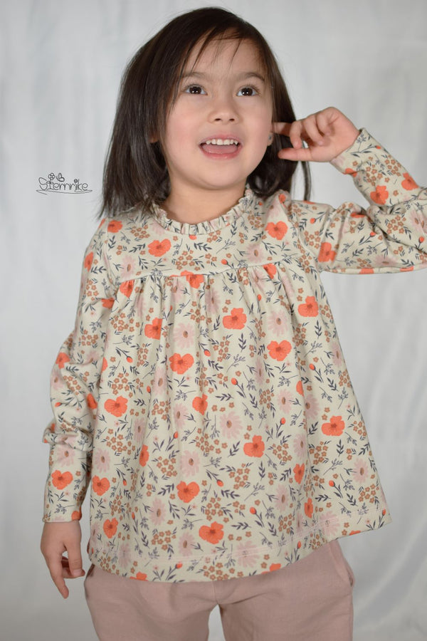 Papierschnittmuster Bundle Esteline #69 & Fleurette #70 & Kragen Addon - Shirt, Tunika, Kleid
