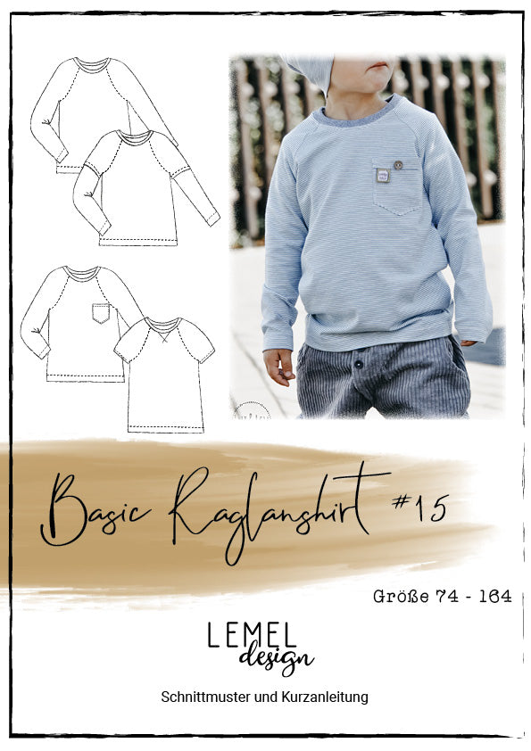 Paper cut pattern Basic Raglanshirt #15