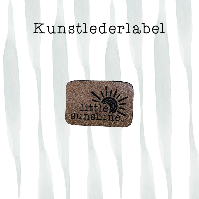 Kunst leather label - Little Sunshine
