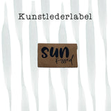 Kunst leather label - Sun Kissed