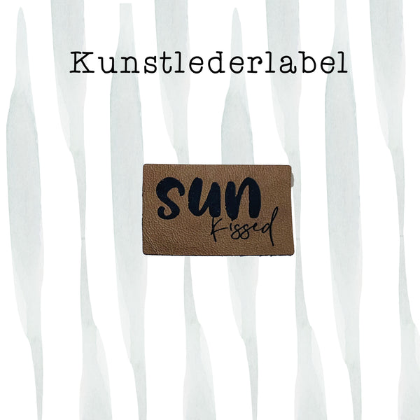 Kunst leather label - Sun Kissed